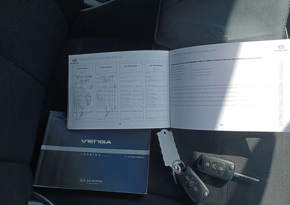 Kia Venga cena 18900 przebieg: 208000, rok produkcji 2010 z Ryki małe 92